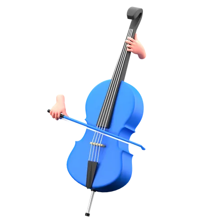 Violoncelle  3D Icon