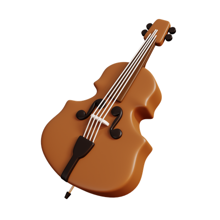 Violoncelo  3D Illustration