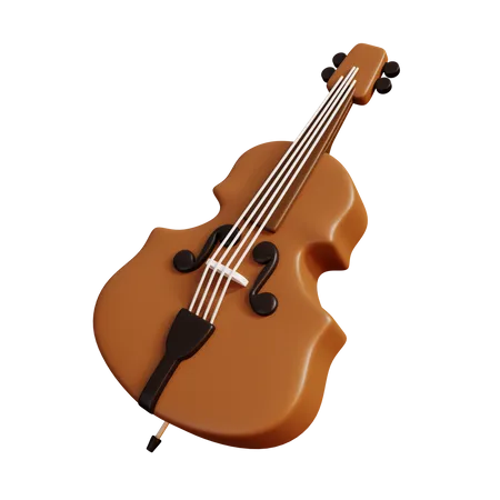 Violoncelo  3D Illustration