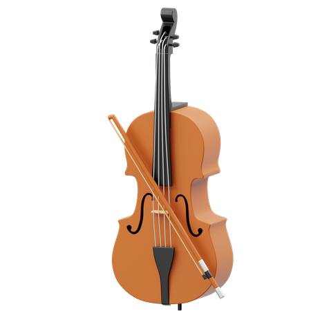 Violoncelo  3D Icon