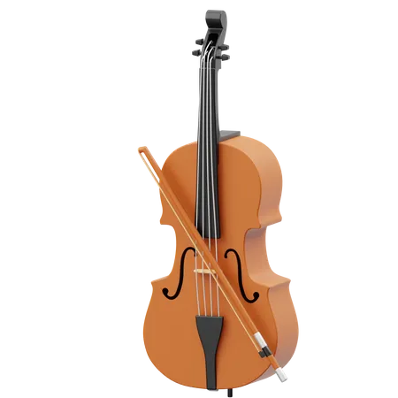 Violoncelo  3D Icon