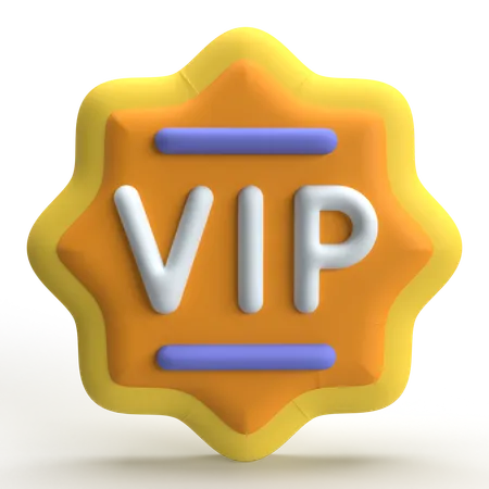 VIP  3D Icon