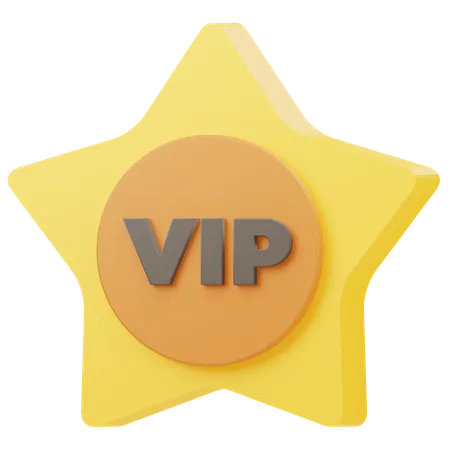 Vip  3D Icon