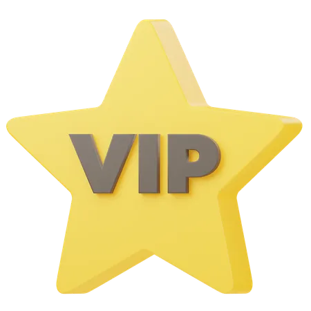 Vip  3D Icon