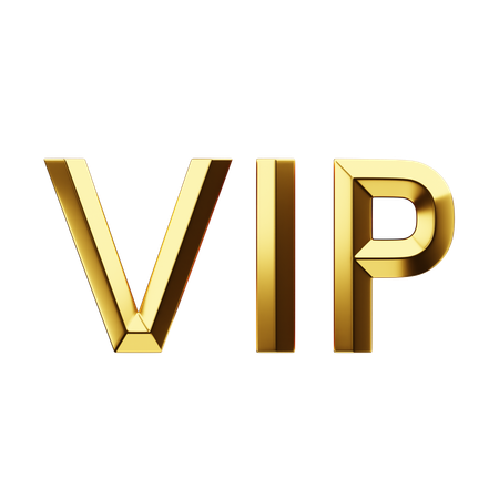 Vip  3D Icon