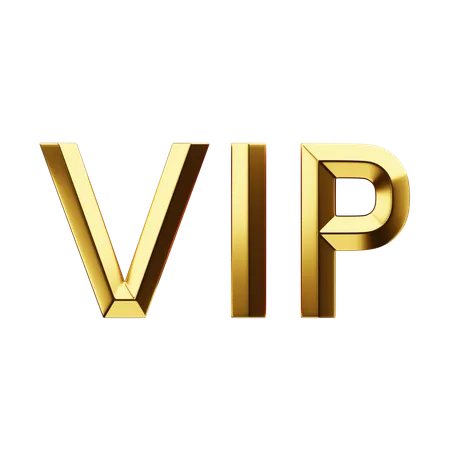 Vip  3D Icon