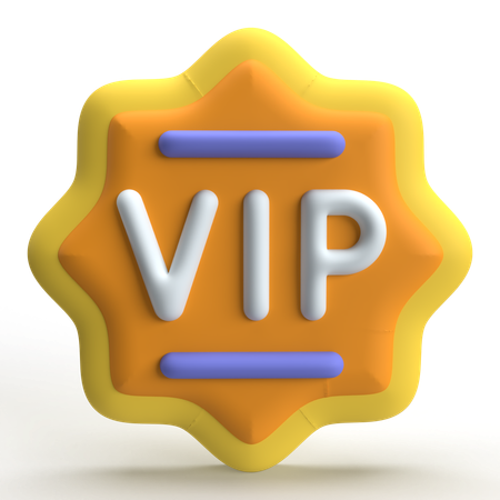 VIP  3D Icon