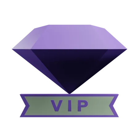 Vip  3D Icon