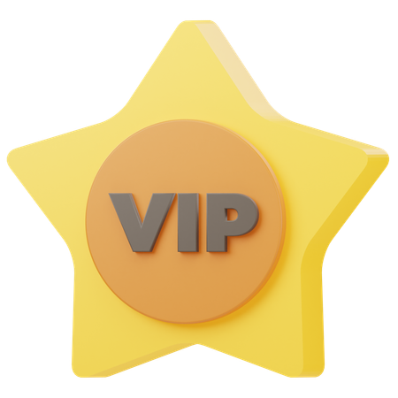 Vip  3D Icon