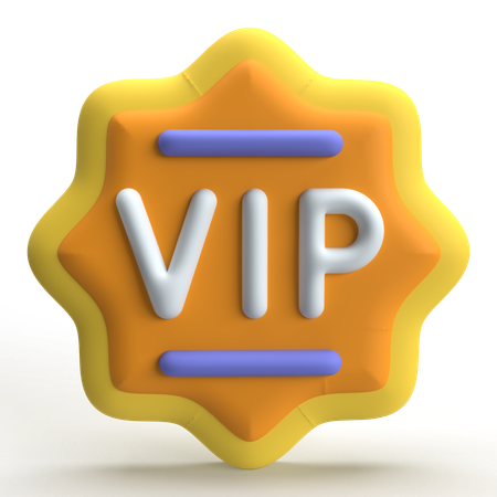 VIP  3D Icon