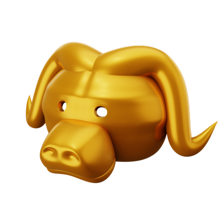 VIP Buffalo Mask  3D Icon