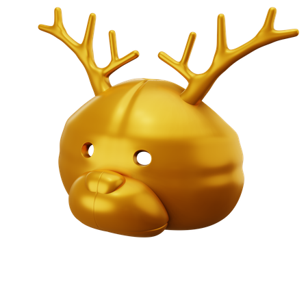 VIP Deer Mask  3D Illustration