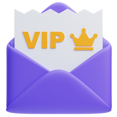 VIP-Einladung  3D Icon