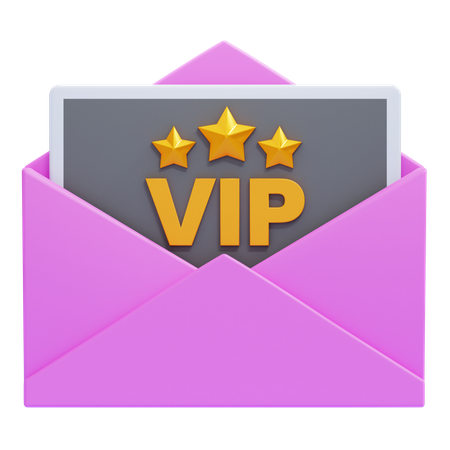 VIP Invitation  3D Icon