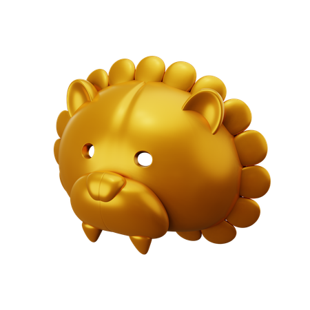 VIP Lion Mask  3D Icon