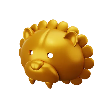 VIP Lion Mask  3D Icon