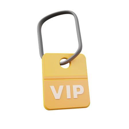 Vip Pass  3D Icon