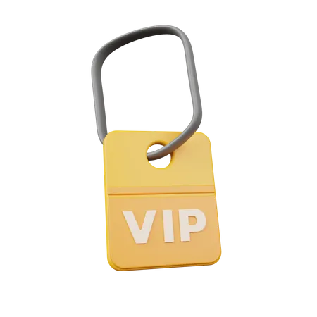 Vip Pass  3D Icon