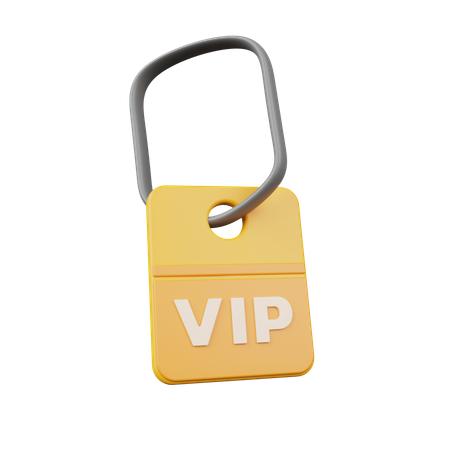 Vip Pass  3D Icon