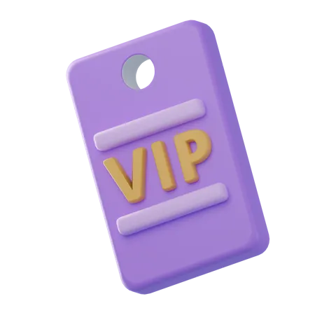 VIP Pass  3D Icon