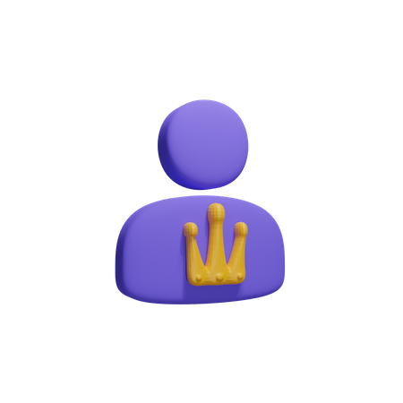 Vip User  3D Icon