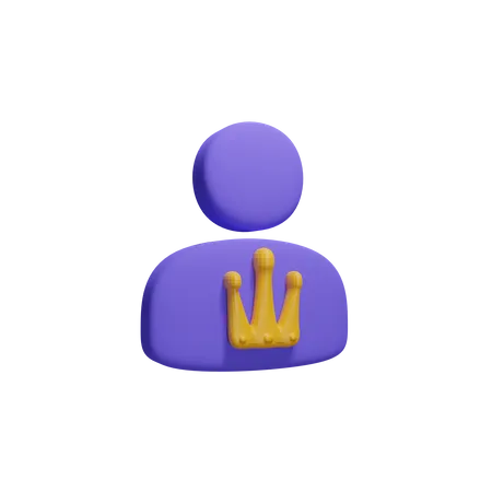 Vip User  3D Icon