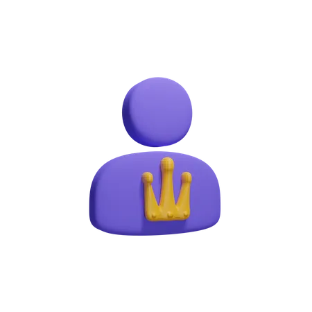 Vip User 3D Icon