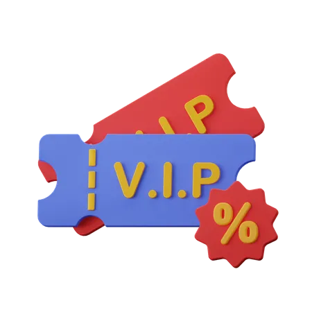 Réduction sur le chèque VIP  3D Icon