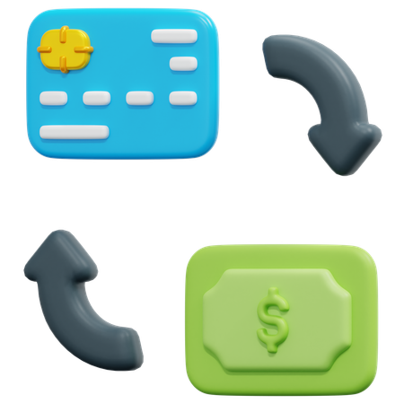 Rotatividade de cartões  3D Icon