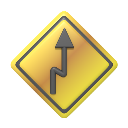 Panneau de signalisation tournant  3D Icon