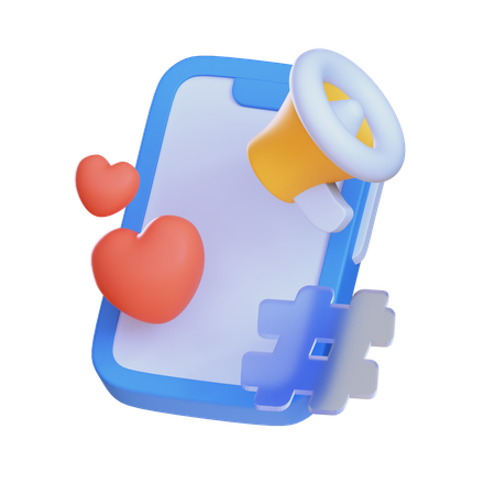 Viral Marketing  3D Icon