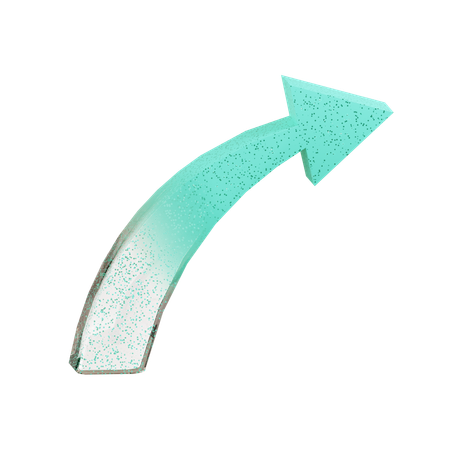Virar seta para a direita  Ícone 3D