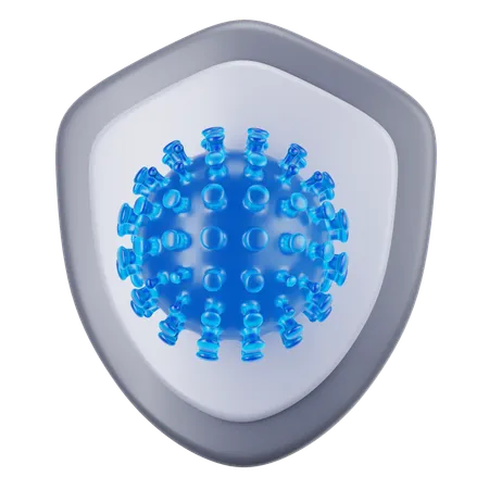 Virus Schutz  3D Icon