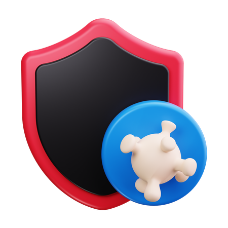 Virus Schutz  3D Icon