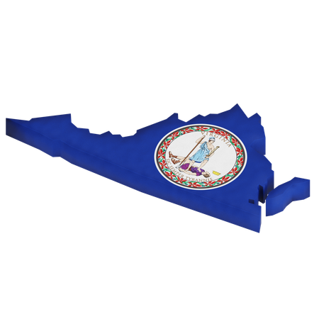 Virginia  3D Icon