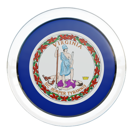Virginia Flag  3D Icon