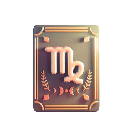 Virgo Astrology Sign  3D Icon
