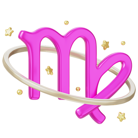 Virgo Sign  3D Icon