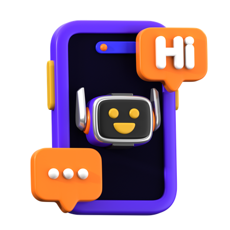 バーチャルアシスタント  3D Icon