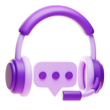 Virtual Assistant  3D Icon