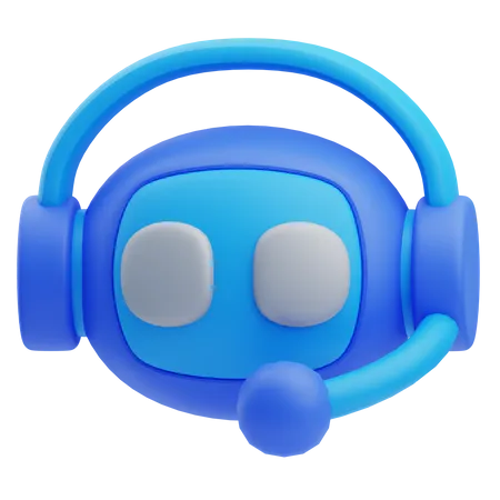 Virtual Assistant  3D Icon