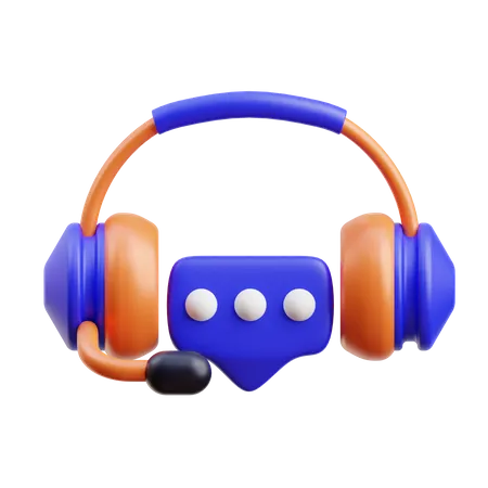 Virtual Assistant  3D Icon