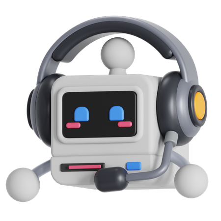 Virtual assistant AI  3D Icon