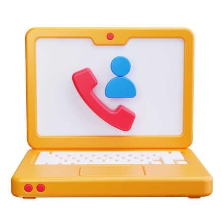 Virtual Call  3D Icon