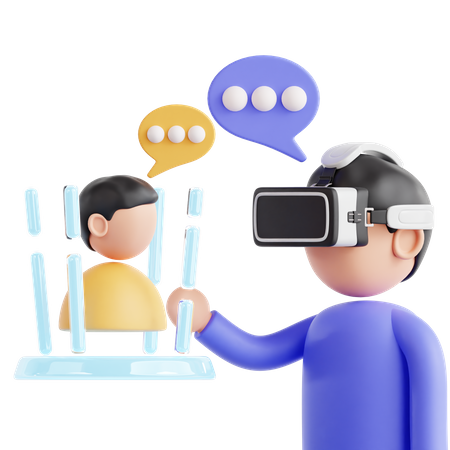 Virtual Call  3D Icon