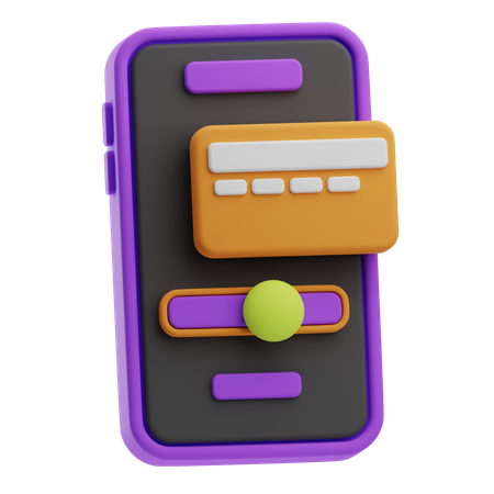 Virtual Card  3D Icon