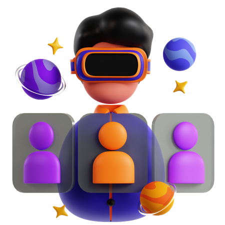 가상 교실  3D Icon