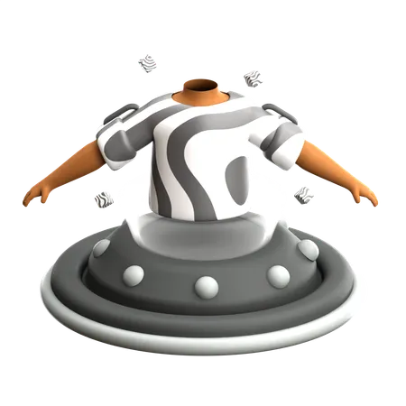 Virtual clothing  3D Icon