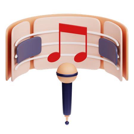 Virtual Concert  3D Icon