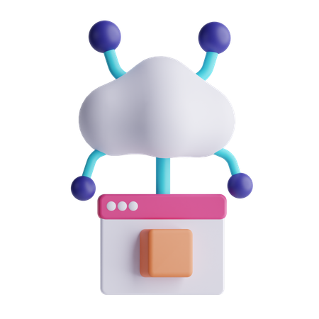 Virtual Desktop  3D Icon